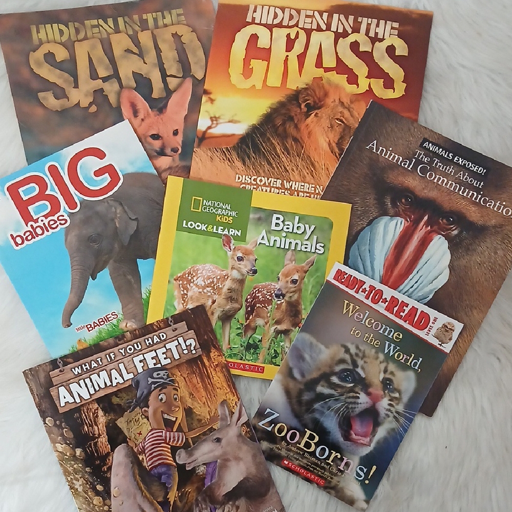 Scholastic Animal Themed Children's Book Set